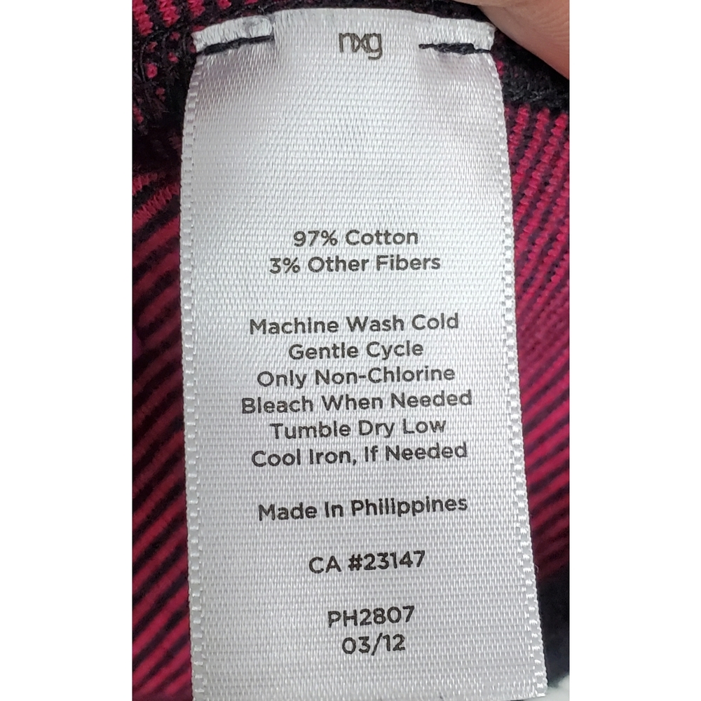 Talbots Size Xs Two Sides Solid Stripe Open Front… - image 6